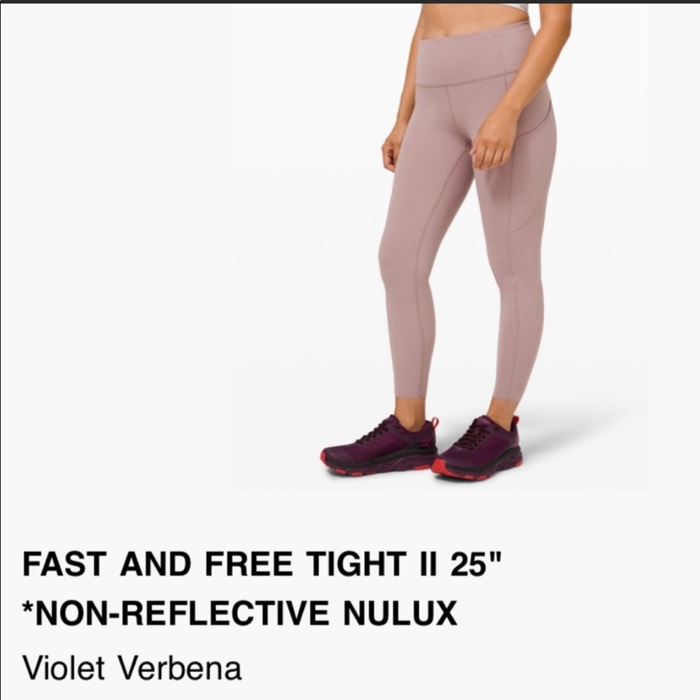 Lululemon Fast and Free 25” tight